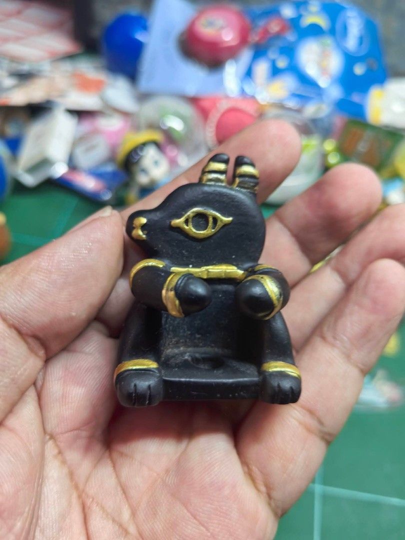 Anubis, The Jackal-Headed Ancient Egyptian God (Category: Figurines & Statues) located in Cebu City. Submitted by dudes_villanueva (Listing ID 1457951675, Image 1). Description: Anubis, The Jackal-Headed Ancient Egyptian God Material : Polyresin 📌 Styled as a cute, seated character with slot for holding a small item..