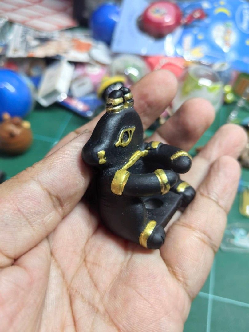 Anubis, The Jackal-Headed Ancient Egyptian God (Category: Figurines & Statues) located in Cebu City. Submitted by dudes_villanueva (Listing ID 1457951675, Image 3). Description: Anubis, The Jackal-Headed Ancient Egyptian God Material : Polyresin 📌 Styled as a cute, seated character with slot for holding a small item..