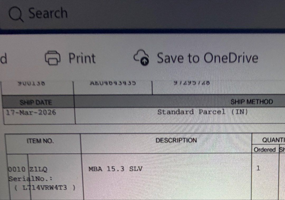 Apple MacBook AIR M5 15inch （分類：手提電腦）位於 Hong Kong。 由 goodyshack 提交（商品編號 1457975855，圖片 3）。簡介： Purchased 17 Mar 2026. Receipt proof can be provided. Only used at home - light usage. No damage at all. Battery capacity 100%. Cycle count 21. Colour - Silver SSD storage - 512GB Memory - 16GB Comes with box and power adapter and cable. 。