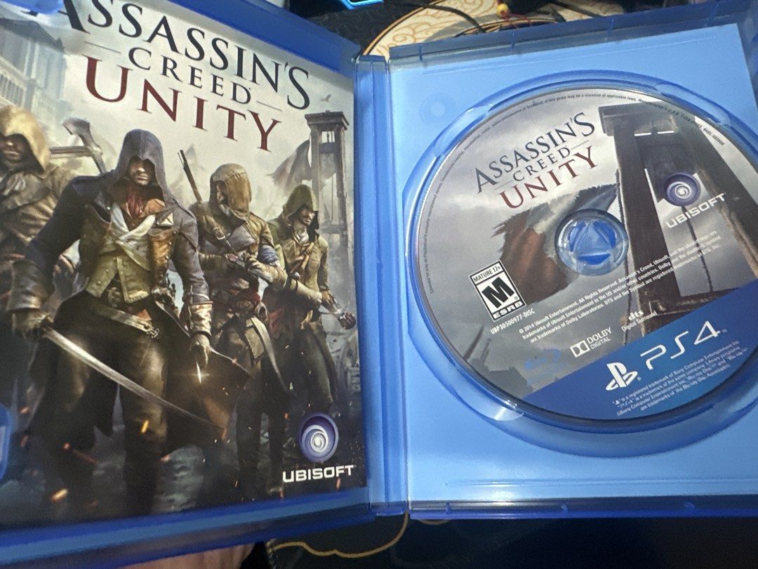Assassin's Creed Unity PS4 Game (Category: PlayStation) located in Manila. Submitted by duduballs07 (Listing ID 1458089682, Image 3). Description: .