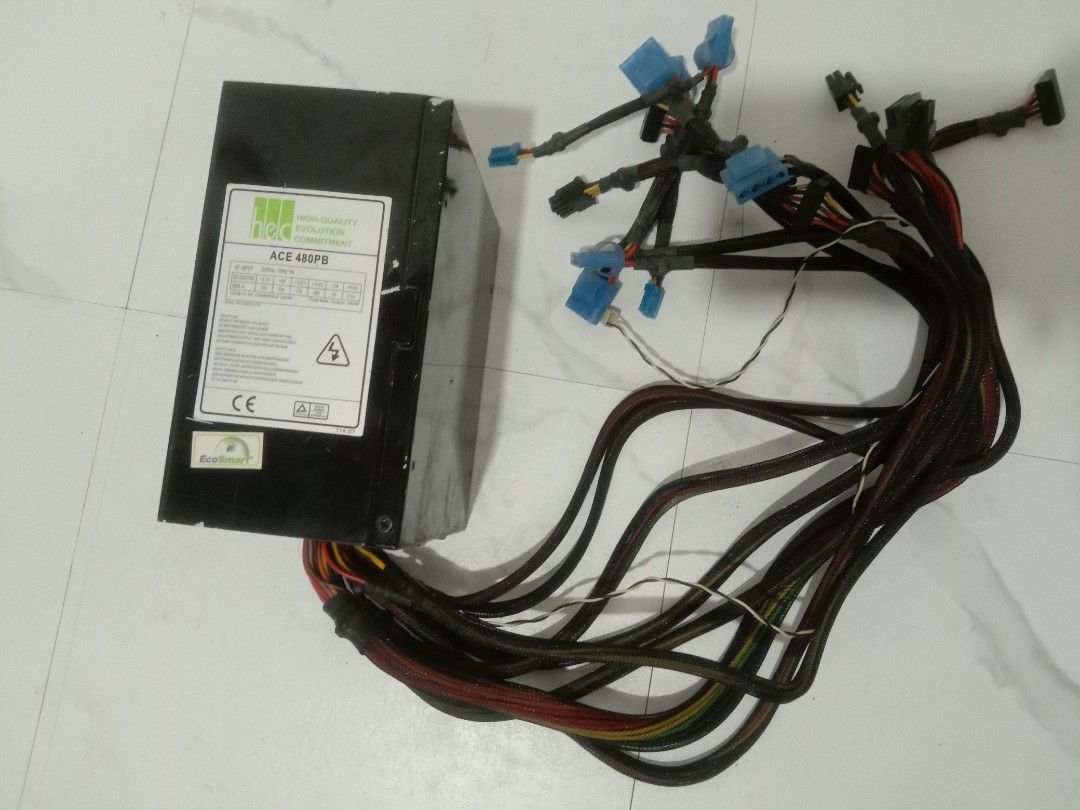 Assorted PC Power Supply Units - Cougar, Corsair, HEC (Category: Computer Parts) located in Bulacan. Submitted by romil0704961168 (Listing ID 1458026273, Image 2). Description: Selling a bundle of PC power supply units. Includes multiple Cougar 700W, Cougar RS 650W, Corsair VS650, Corsair CV550, and one HEC ACE 480PB. All units come with their respective cables. Great for builds or replacements. Please check photos for specific models and details