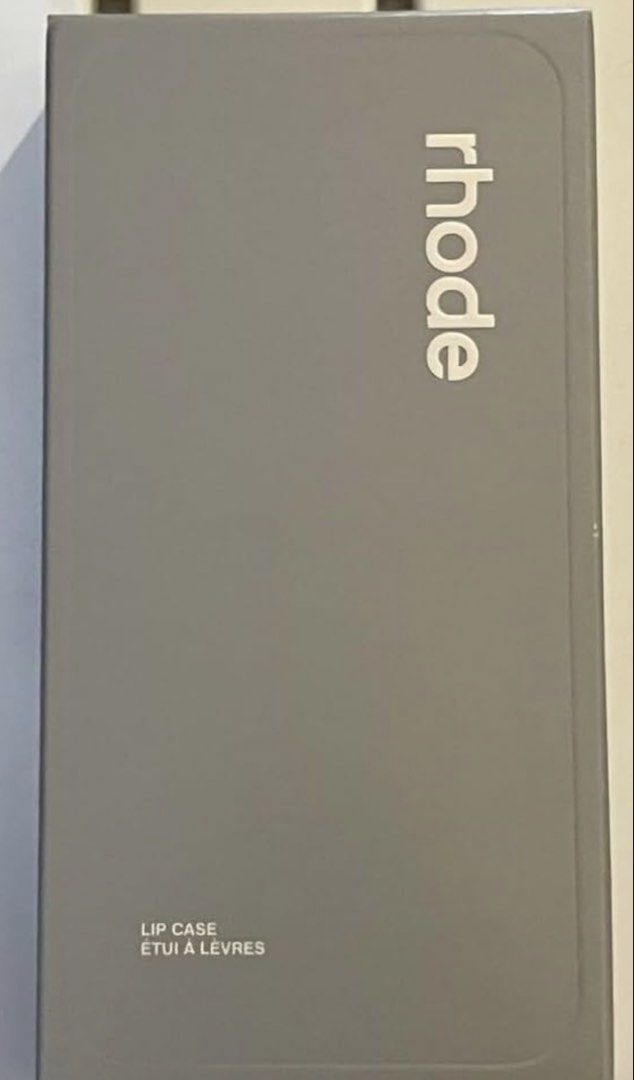 Authentic Rhode Lip Case Gray IPhone 16 Pro Max (Category: Cases & Sleeves) located in Marikina City. Submitted by shop.coco (Listing ID 1458048744, Image 3). Description: Hailey Bieber Rhode Lip Case Original - brandnew bought from US - authentic - complete with box - no lip gloss (case only) rfs: upgraded phone .