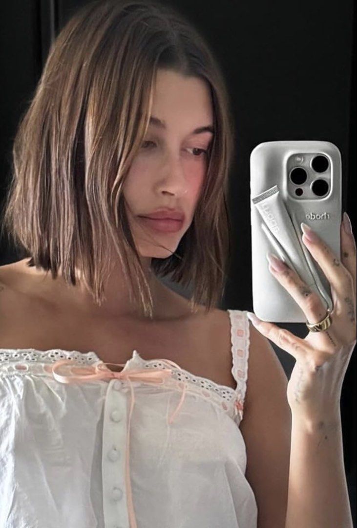 Authentic Rhode Lip Case Gray IPhone 16 Pro Max (Category: Cases & Sleeves) located in Marikina City. Submitted by shop.coco (Listing ID 1458048744, Image 2). Description: Hailey Bieber Rhode Lip Case Original - brandnew bought from US - authentic - complete with box - no lip gloss (case only) rfs: upgraded phone .