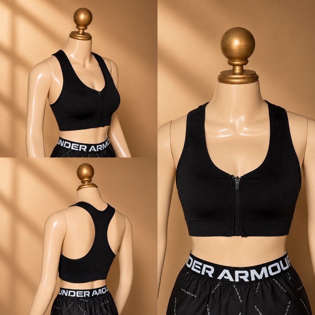 AVIA Zip-Front Sports Bra | Large (Category: Activewear) located in Manila. Submitted by meisu_mnl (Listing ID 1458021969, Image 1). Description: AVIA Zip-Front Sports Bra | Large Like new 🖤 • Size: Large • With pad slot • Front zip closure • Racerback design • Stretchy & supportive • Best fit: 34–36 B/C cup • Great for workouts, gym & activewear #AVIA #SportsBra #Activewear #WorkoutWear #GymWear #WomensActivewear #ZipFrontBra #PrelovedPH #Carou