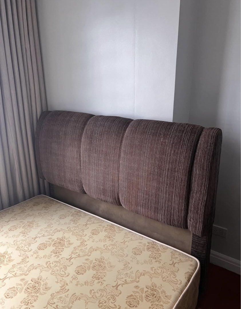 Bed Frame (Category: Bed Frames & Mattresses) located in Muntinlupa City. Submitted by secondhandlove12345 (Listing ID 1457946387, Image 3). Description: Queen sized Negotiable Pick up by buyer .