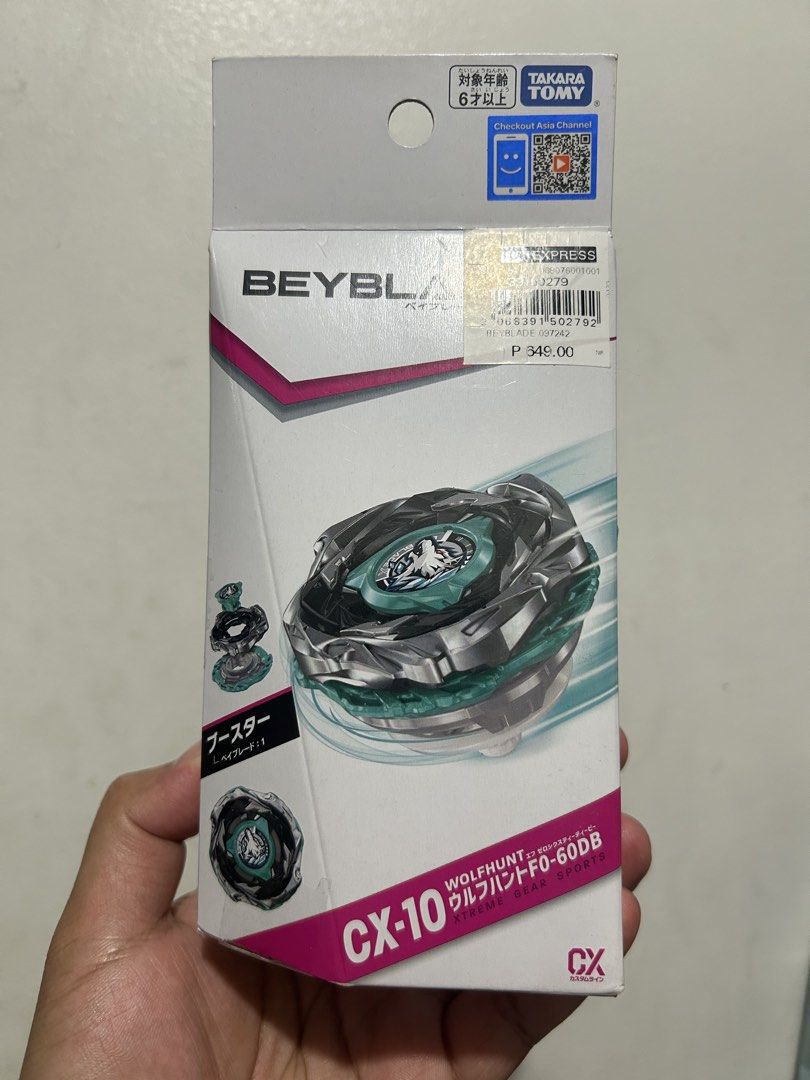 Beyblade x cx10 wolfhunt (Category: Action & Battle Toys) located in Manila. Submitted by jaycyne.lorzano (Listing ID 1457956131, Image 1). Description: Cx-10 wolfhhunt Brand new bankee Shipping nationwide Have below srp beys.