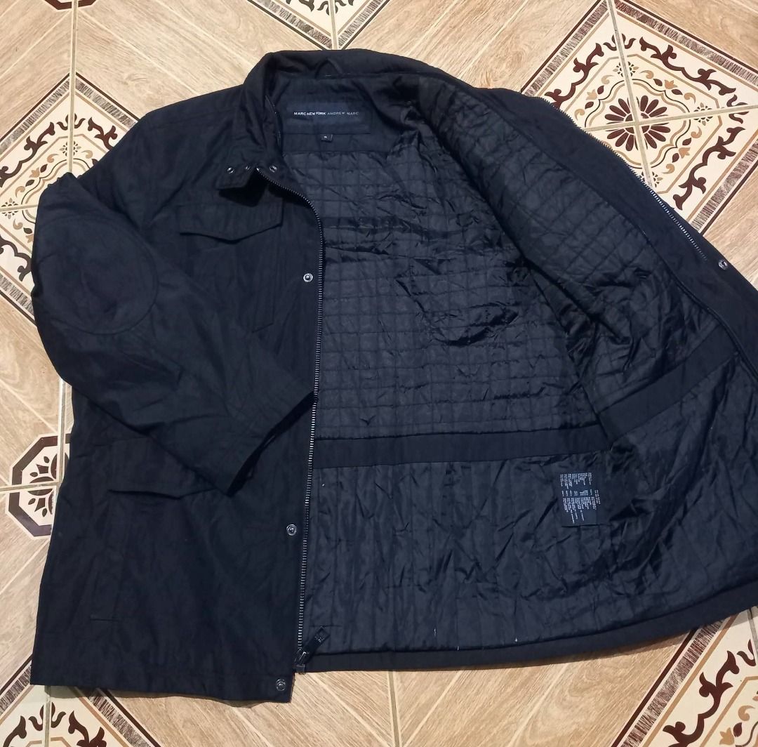 Black Quilted Lined Jacket (Category: Coats, Jackets and Outerwear) located in Caloocan City. Submitted by jonandaya (Listing ID 1458086211, Image 1). Description: - Black jacket with quilted lining - Zip-up front with button closures - Two chest pockets and two lower pockets - Ideal for cooler weather and casual wear.