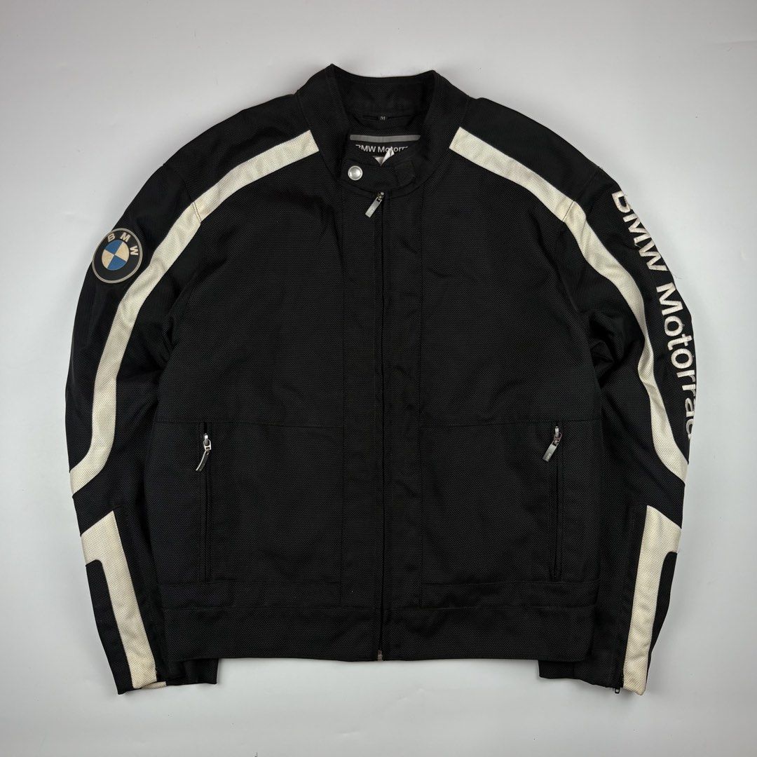 BMW Motorrad Racing Jacket (Category: Coats, Jackets and Outerwear) located in Bacolod City. Submitted by cast.archives (Listing ID 1458063935, Image 1). Description: BMW Motorrad Racing Jacket Size: Medium Condition: Very good Flaw: Missing sleeve zip puller and need wash.
