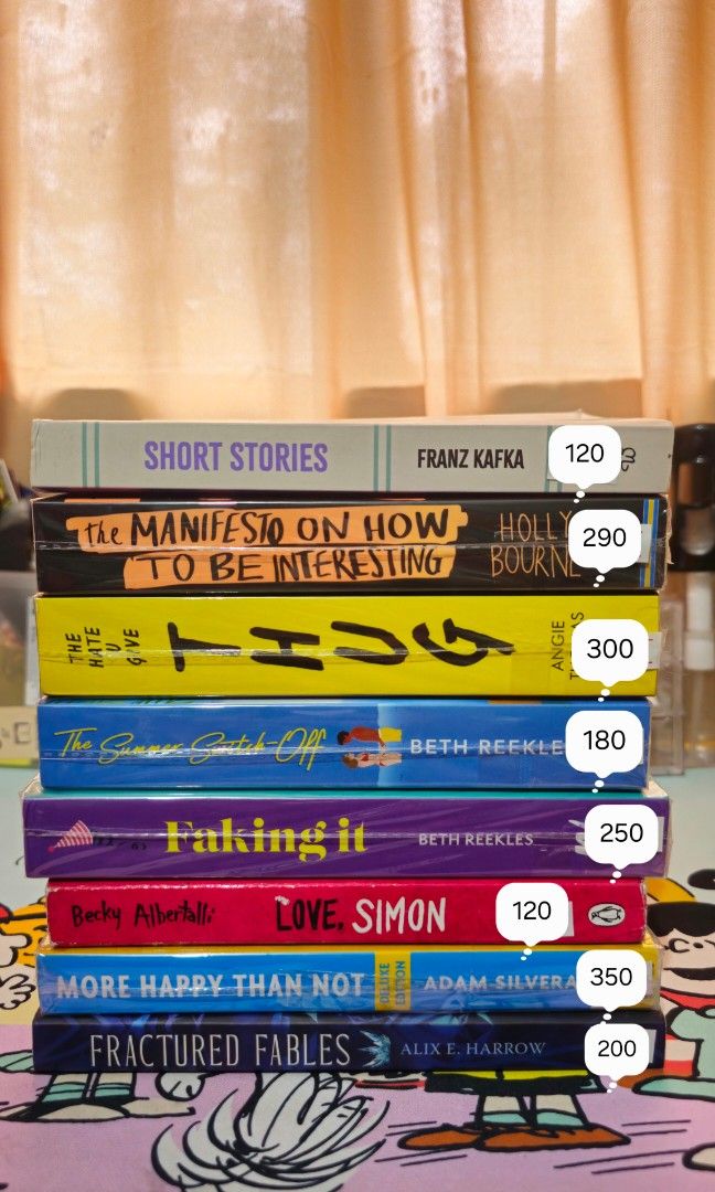 Booktoks, BL books, Popular Titles (Category: Storybooks) located in Manila. Submitted by maria.greys017 (Listing ID 1458025389, Image 2). Description: 📍SJDM, Bulacan 💸MOP: CASH-G, MARIBANK, BNK TRANSFERS 🚚MOD: Direct JnT (depends on location) Prices available in the picture of books!! PM for condi or bundle prices!!.