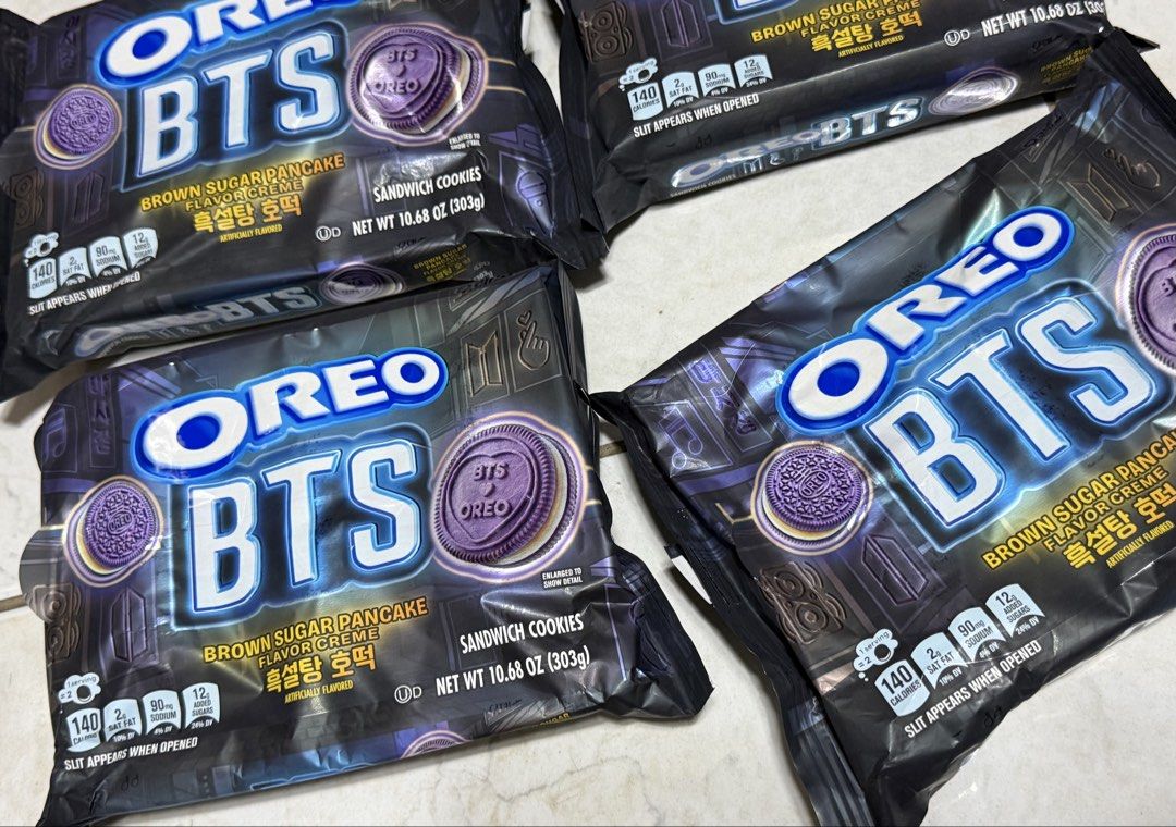 BTS Oreo (Category: Health Food, Drinks & Tonics) located in Pasig City. Submitted by decluttertrends (Listing ID 1457934411, Image 2). Description: BTS Oreo PHP 380 per pack bought from Los Angeles, USA exp: Oct 2026.