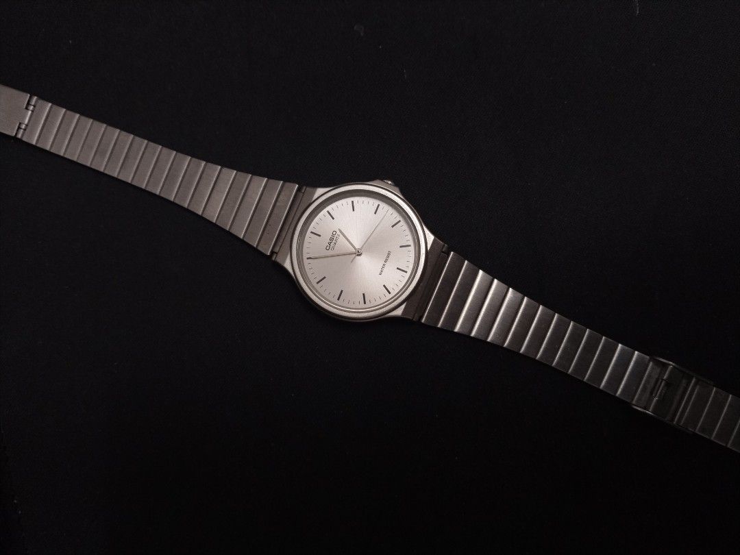 Casio Quartz Watch Silver Stainless Steel (Category: Women's Watches) located in Caloocan City. Submitted by Eliiiiee (Listing ID 1457940759, Image 1). Description: - Classic Casio watch - Silver dial with simple hour markers - Stainless steel band - Water resistant - Great for everyday wear - Works well - Selling because I have too many watches - No box included - Need to change the Battery.