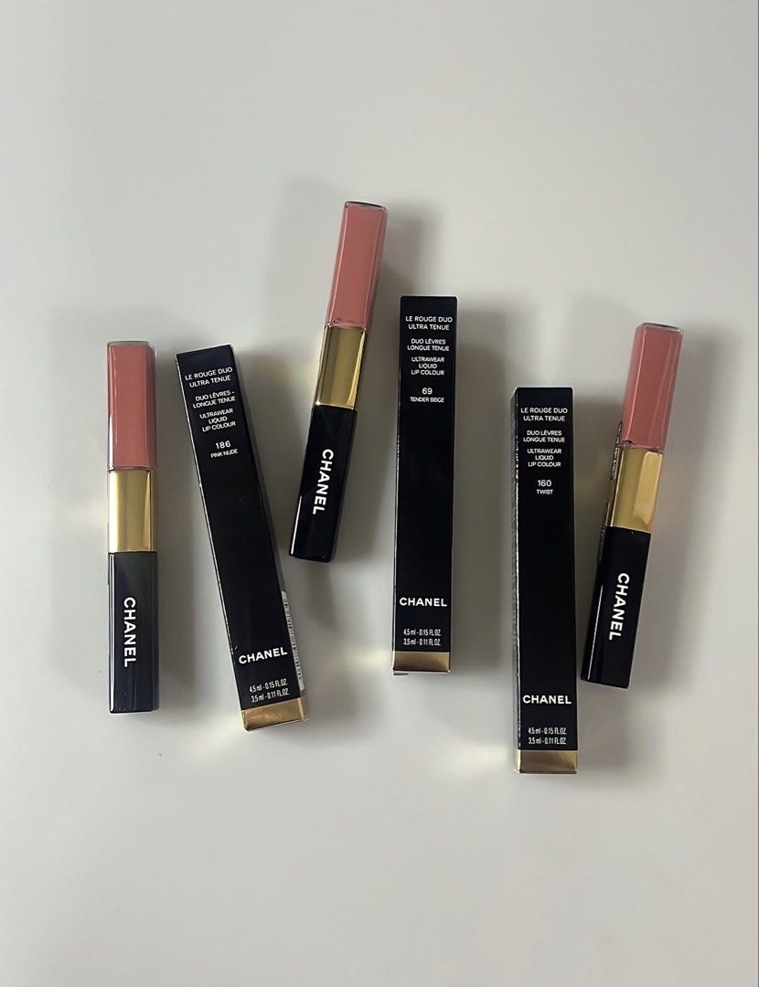 CHANEL Le Rouge Duo Tint & Gloss (Category: Makeup) located in Bulacan. Submitted by shopwithme_23 (Listing ID 1458033306, Image 1). Description: PRE-ORDER‼️1-2 weeks ETA from Korea🇰🇷 💯authentic (money back guaranteed if proven fake) •with box •with chanel paper bag SHADES: 144 148 152 156 160 174 192 ₱3,400 onlyyy!!!.