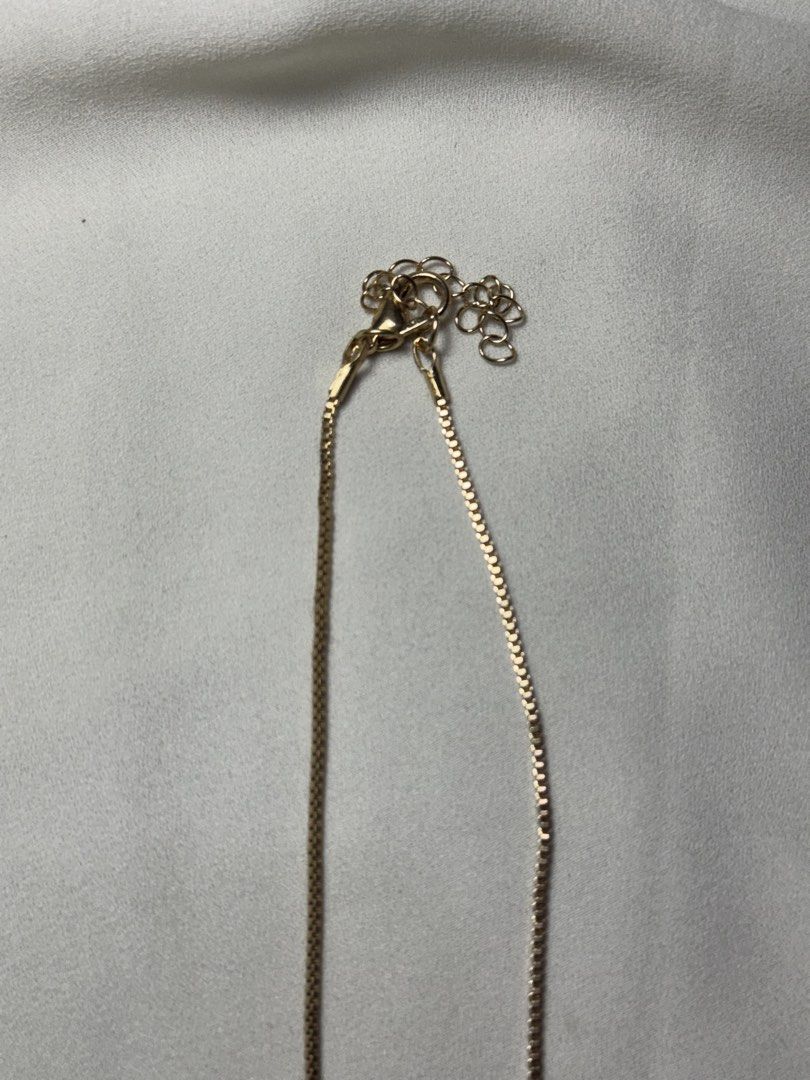 Cherry gold necklace (Category: Necklaces) located in Ligao. Submitted by veetrinkets (Listing ID 1458037311, Image 3). Description: -can fit up to 18 inches -gold plated -lobster clasp .