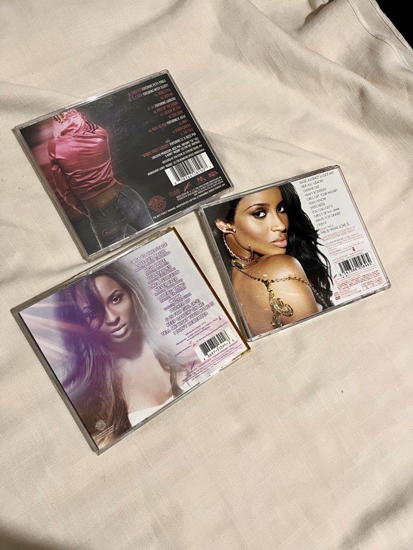 Ciara CD albums (Bundle) (Category: CDs & DVDs) located in Dagupan City. Submitted by artpop09 (Listing ID 1458000856, Image 2). Description: Like New.