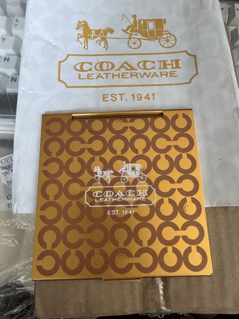 Coach Compact Mirror (Category: Mirrors) located in Manila. Submitted by favorsnflavors69115 (Listing ID 1457924981, Image 1). Description: Brandnew Rare Limited edition Compact mirror.