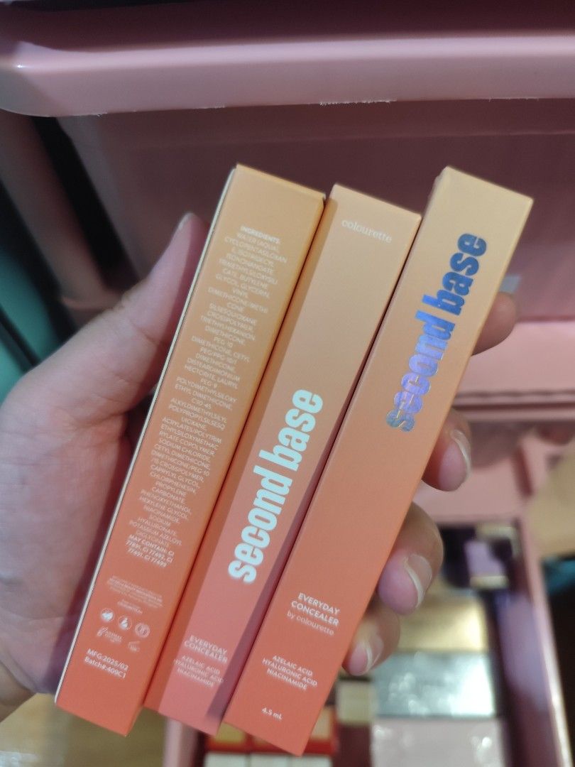 Colourette Second Base Concealer (Category: Makeup) located in Bulacan. Submitted by mikkaryne (Listing ID 1457985856, Image 3). Description: Brand New Colourette Concealers. Shades Available: 1 - Lazi 2 - La Union PHP 300 each.