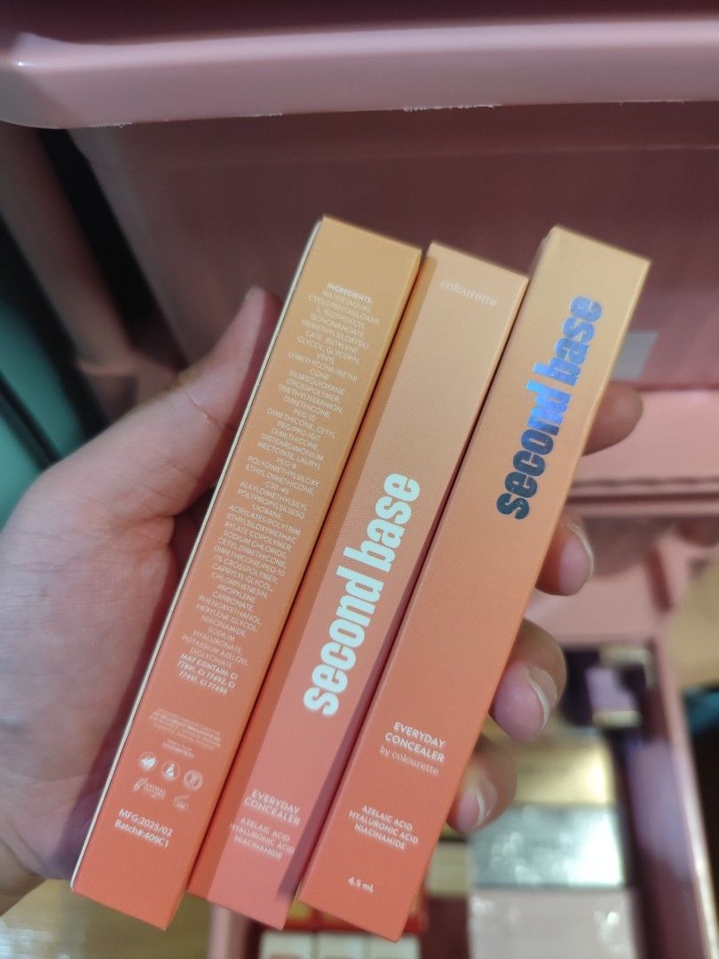 Colourette Second Base Concealer (Category: Makeup) located in Bulacan. Submitted by mikkaryne (Listing ID 1457985856, Image 2). Description: Brand New Colourette Concealers. Shades Available: 1 - Lazi 2 - La Union PHP 300 each.