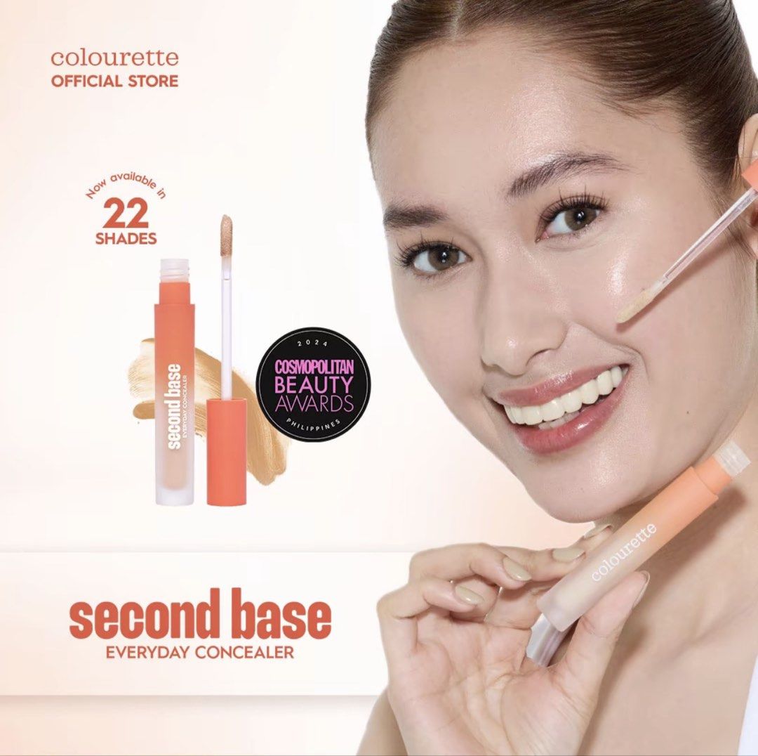 Colourette Second Base Everyday Concealer (Lazi) (Category: Makeup) located in Valenzuela. Submitted by alexza_apparel (Listing ID 1458013133, Image 1). Description: - RFS: decluttering - Used TWICE only.