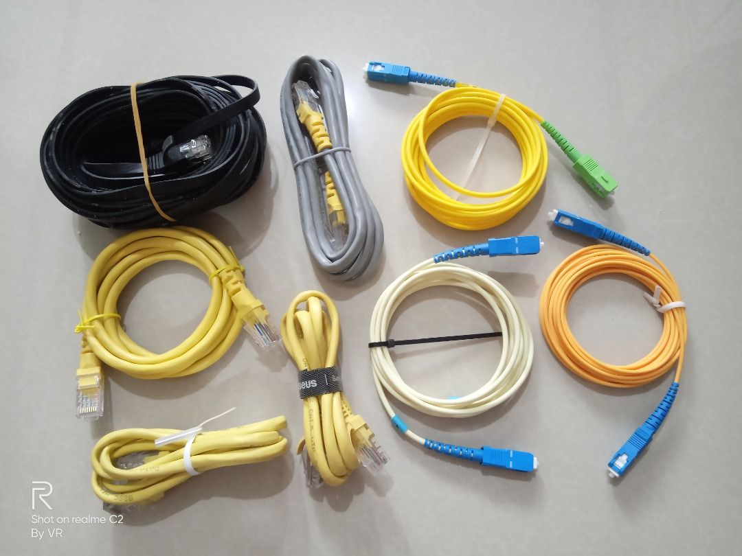 Computer NetWorking Cables ETHERNET / LAN and FIBER OPTIC --- TAKE ALL !!! (Category: Cables & Adaptors) located in Manila. Submitted by fr33_lance (Listing ID 1458000557, Image 1). Description: Computer NetWorking Cables ETHERNET / LAN and FIBER OPTIC --- TAKE ALL !!! ***Digital Payment only !!! ***No to Cash Transactions !!! ***Sure Buyers only !!!.