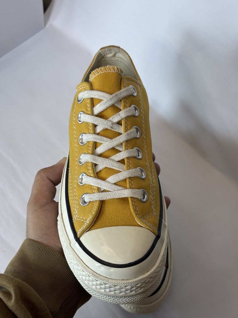 Converse Chuck 70 Low 'Yellow' (Category: Sneakers) located in Baguio. Submitted by trsthn.jm (Listing ID 1458026580, Image 3). Description: Converse Chuck 70 Low 'Yellow' 📌Excellent condition 📌EU 38 📌24.5 cm 📌7.5 women.