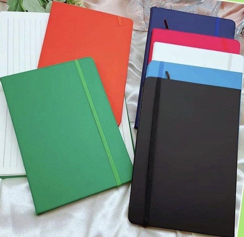 Customized Moleskin Notebook with Logo Print for Giveaways (Category: Stationery & School Supplies) located in Caloocan City. Submitted by estrellamanila (Listing ID 1457992112, Image 3). Description: 100 pcs minimum / Price is per piece.