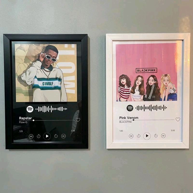 Customized/Personalized Spotify Frame | Gift Ideas | Glass Frame | Scannable Code | A4 Size Decor Glossy Photo Waterproof Print (Category: Frames & Pictures) located in Guagua. Submitted by apservices (Listing ID 1457907399, Image 2). Description: Perfect pang gift Perfect display sa bahay Printed using Epson top of the line Printer Glossy Laminated Scratchproof Waterproof Hindi mag fafade How to Order: Send niyo po yung background ng gusto niyon