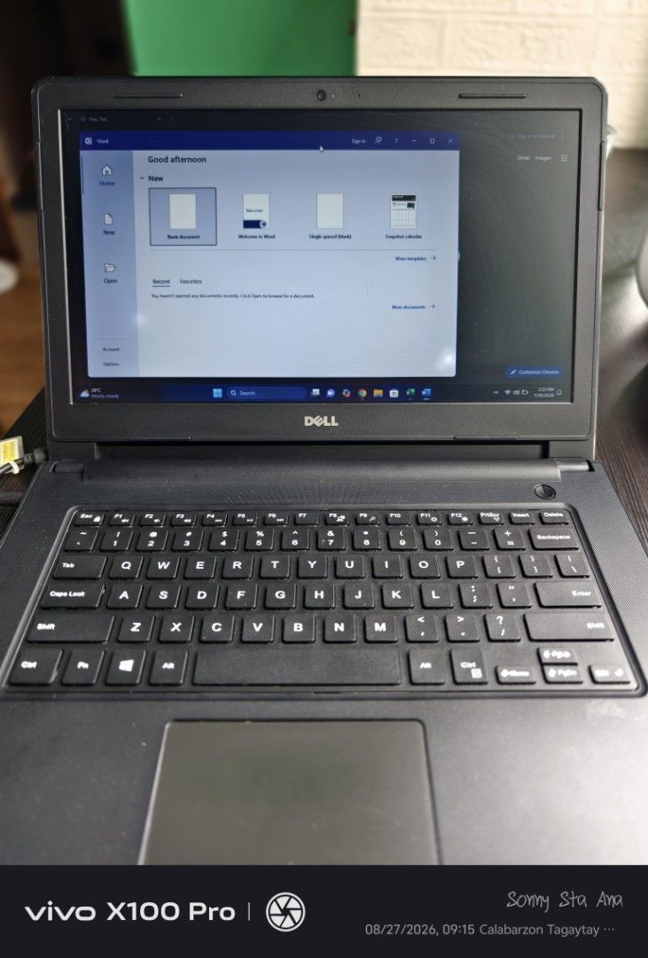 Dell Inspiron 14-3467 Laptop Intel Core i3 (Category: Laptops & Notebooks) located in Quezon City. Submitted by gadgetsun (Listing ID 1457918476, Image 3). Description: - Dell Inspiron 14-3467 Laptop - Intel Core i3 Processor - 8GB RAM - 14-inch Display - Windows 11 Pro Installed - Ideal for everyday tasks and schoolwork - Charger included.