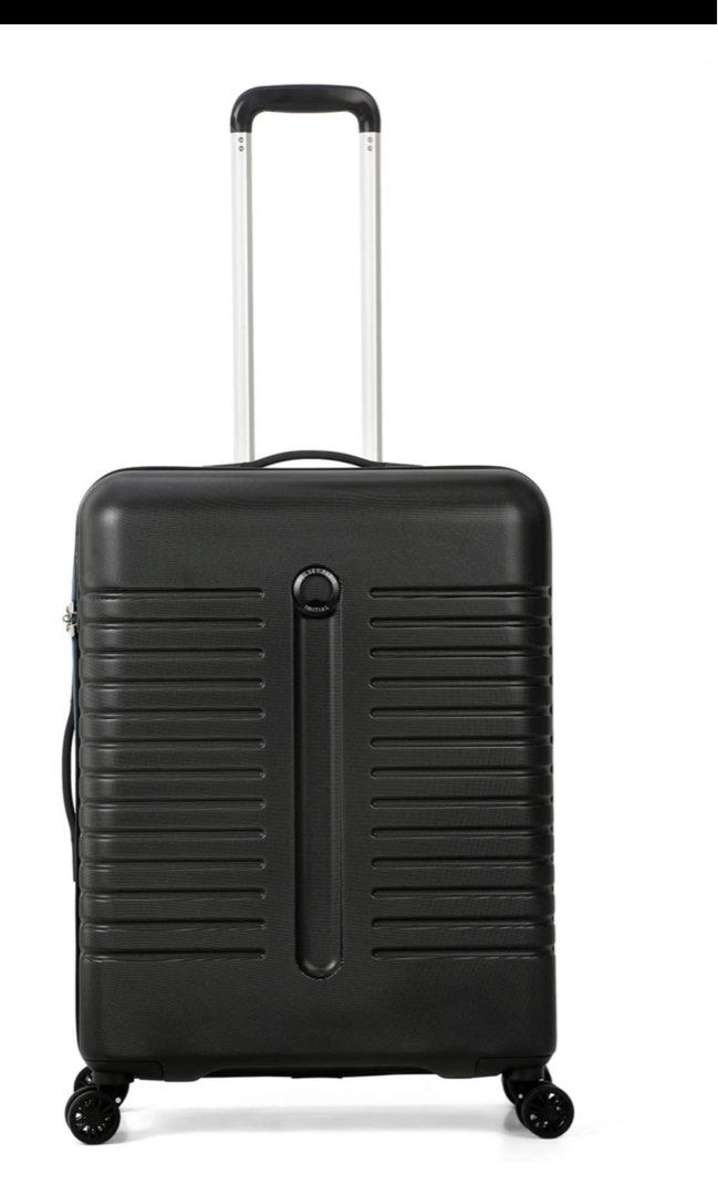 Delsey Paris 28" Expandable Spinner Luggage (Category: Luggage) located in Mandaluyong City. Submitted by cel_007 (Listing ID 1458046534, Image 3). Description: Selling a Delsey Paris 28-inch expandable spinner suitcase. It's made of scratch-resistant ABS shell and is water and dust-proof. Features a TSA lock, push-button trolley, and 360° rotating double wheels for easy maneuverability. Inside, you'll find premium belts and a mesh divider for or