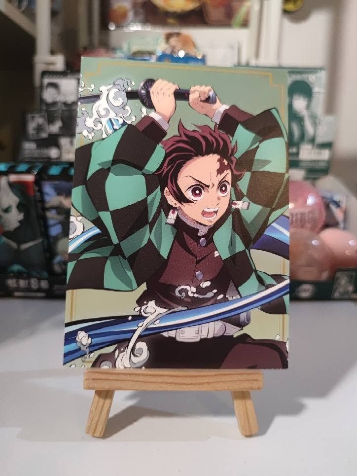 Demon Slayer Assorted Post Cards - Tanjiro, Nezuko, Zenitsu, Inosuke (Category: Raw Singles) located in Rizal. Submitted by emarei (Listing ID 1457983524, Image 3). Description: - Sold as set but can be bought individually for ₱30 each - Features the characters: Tanjiro, Nezuko, Zenitsu, and Inosuke.