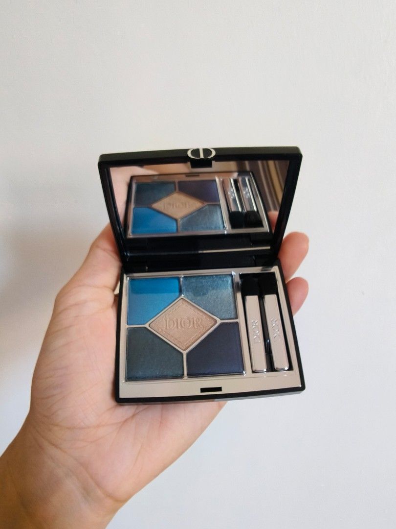 Dior Eyeshadow Palette (Denim) (Category: Makeup) located in Cebu City. Submitted by venchie1988 (Listing ID 1458002251, Image 2). Description: - Dior Eyeshadow Palette: Features beautiful blue and grey tones. - Brand: Both items are authentic Dior products. - Ideal for: Enhancing your makeup collection..
