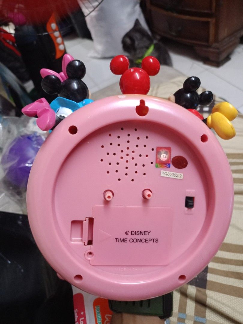 Disney Mickey Mouse alarm clock (Category: Clocks) located in Manila. Submitted by raymund2501 (Listing ID 1457937153, Image 2). Description: for sale Disney Mickey and Minnie Mouse alarm clock working from Japan.