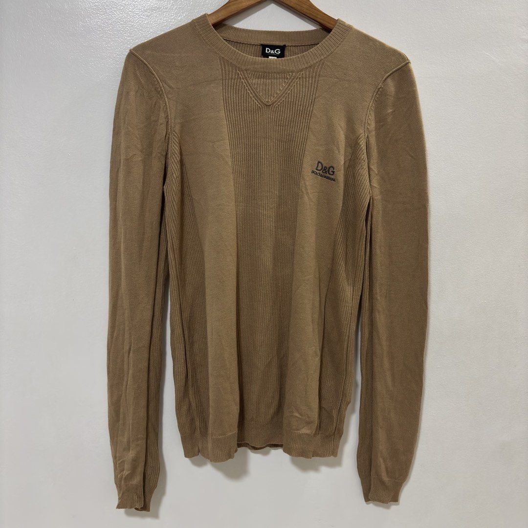 Dolce & Gabbana Knit sweater (Category: Luxury Apparel) located in Dasmarinas. Submitted by arthrthriftcop. (Listing ID 1457968823, Image 1). Description: D&G Longsleeve Authentic size: Medium 17.5 in, Width 26.5 in, Length 20 in, Sleeve Prestine condition issue: none Feel free to ask quick replies.
