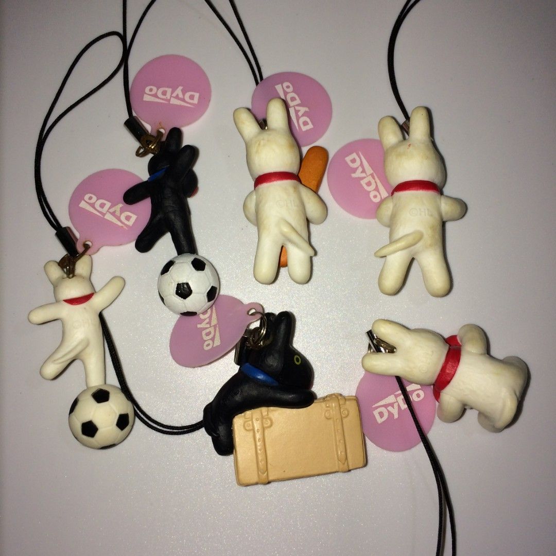dydo x gaspard and lisa / phone strap keychains (6/12) (Category: Character Goods) located in Quezon City. Submitted by _frieren_ (Listing ID 1458065618, Image 3). Description: 🔖 dydo drinco, gaspard and lisa, strap, keychain, phone charm, trinkets, anik anik, collectibles.