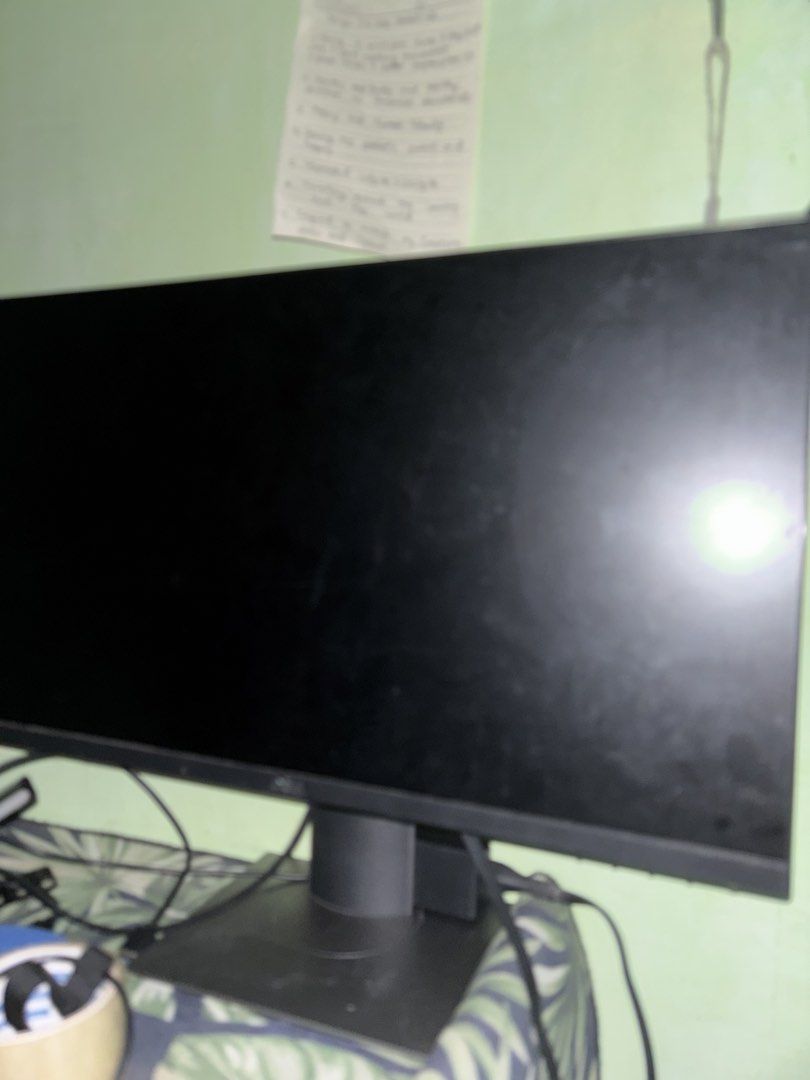 Flat Panel Dell Computer Monitor (Category: Desktops) located in Manila. Submitted by happywolf-02ed (Listing ID 1457926906, Image 3). Description: - Flat Panel Dell Monitor 24 inch -perfectly working NO DEFECT - Black Screen - Standard Stand - Works well, suitable for everyday use and gaming - Includes power cable .