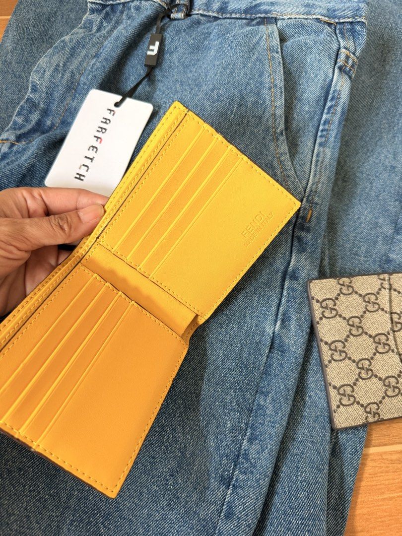 Fndi Wallet (Category: Wallets & Card holders) located in Las Pinas. Submitted by twiceloved24 (Listing ID 1457975656, Image 3). Description: With interior flaw pls check last photo.