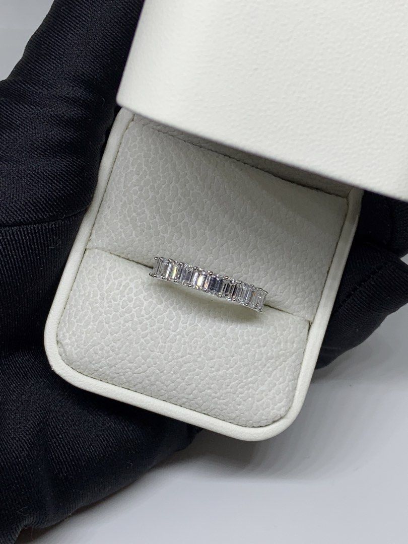 ✨FOR SALE — EMERALD ETERNITY RING✨ (Category: Rings) located in Manila. Submitted by alakhirajewelry (Listing ID 1458064096, Image 1). Description: ✨FOR SALE — EMERALD ETERNITY RING✨ ✅Emerald Shape Lab Diamond ✅14k wg 💌 DM NOW.