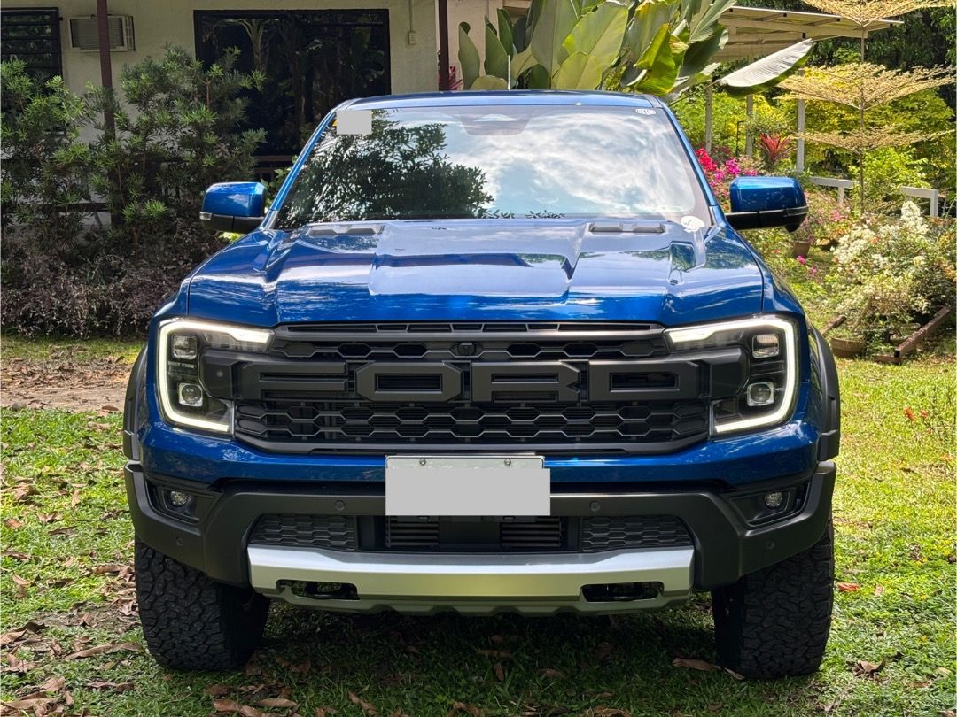 Ford Ranger (Category: Used Cars) located in Davao. Submitted by olxph_557009885 (Listing ID 1457980398, Image 1). Description: Next-Gen Ford Ranger Raptor 4x4 All original All stock First owner 4,000 km only Super Low mileage Blue Lightning Baja mode 2023 2.5 inch internal Bypass Fox Racing Shocks BF Goodrich TA KO2 All-terrain Tires Vkool Tint Ceramic coated paint Under-body and chassis rust prevention undercoating by Ford Davao Bought & exclus