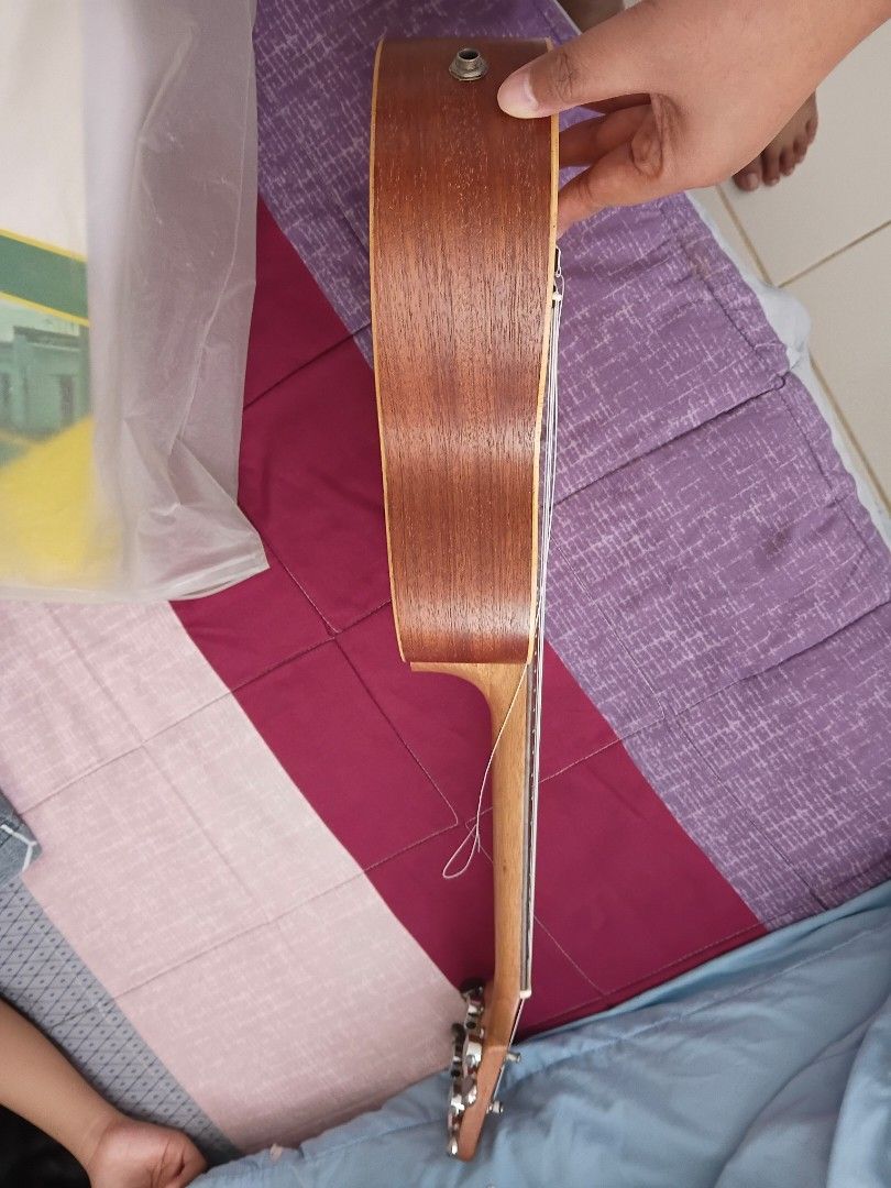 Griffinberg Model G-8 Electric Ukulele (Category: Musical Instruments) located in Manila. Submitted by sofia.2019 (Listing ID 1457923535, Image 3). Description: - Griffinberg G-8 Electric Ukulele - Natural wood finish - Built-in tuner and EQ - Ideal for beginners and experienced players - Ready to plug in and play - Selling because it's not used often.