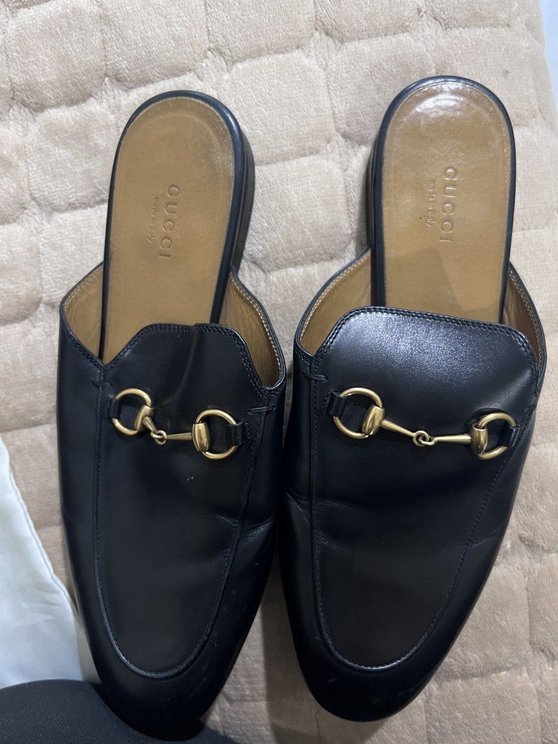 Gucci Princetown leather slipper (Category: Slippers and slides) located in Las Pinas. Submitted by peterjackstone (Listing ID 1457995830, Image 2). Description: size 39 from USA.