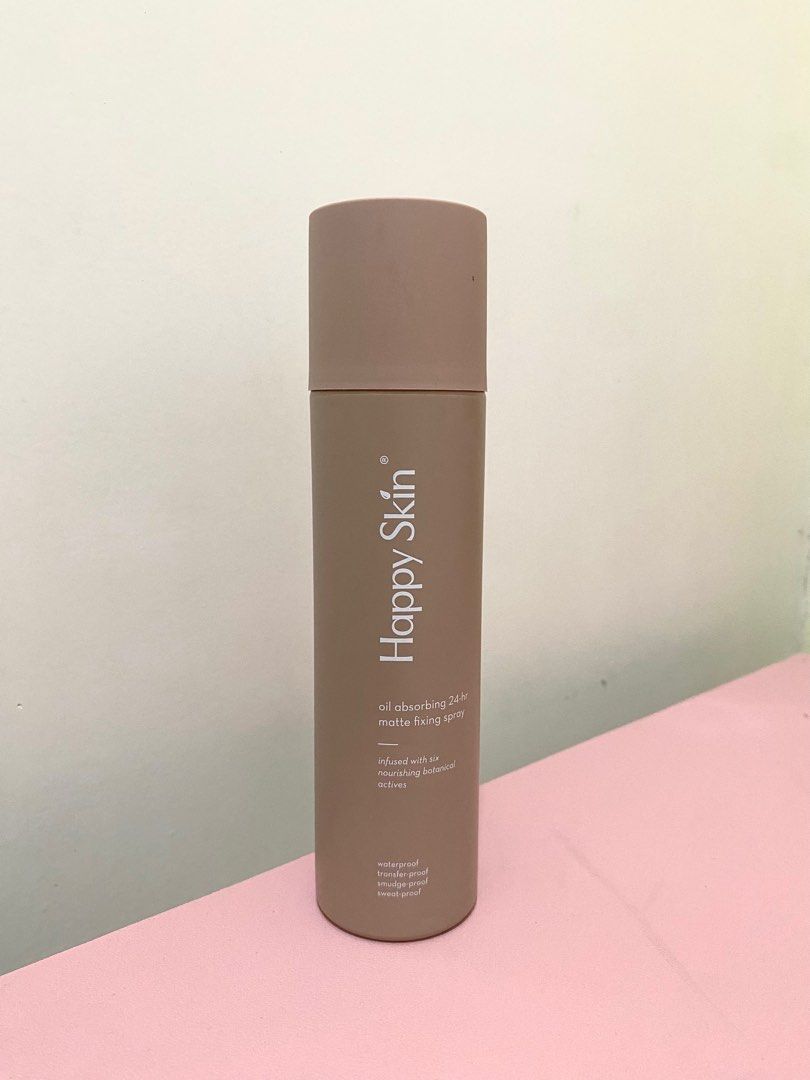 Happy Skin Fixing Spray (Category: Makeup) located in Davao. Submitted by deffonot_k (Listing ID 1458060646, Image 1). Description: Around 100ml left RFS: it wont just work on me due to my skintype .