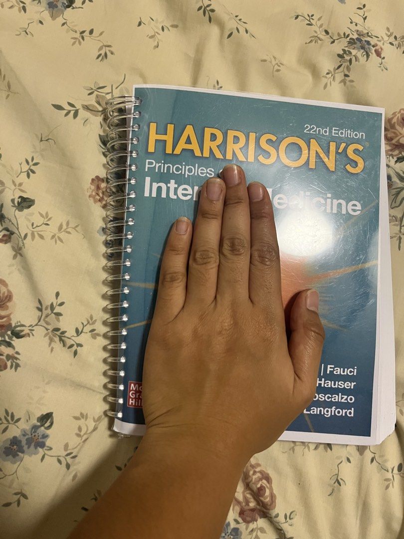 Harrisons Principles of Internal Medicine Soft bound (Category: Textbooks) located in Manila. Submitted by rosemaryclothing (Listing ID 1458032031, Image 2). Description: .