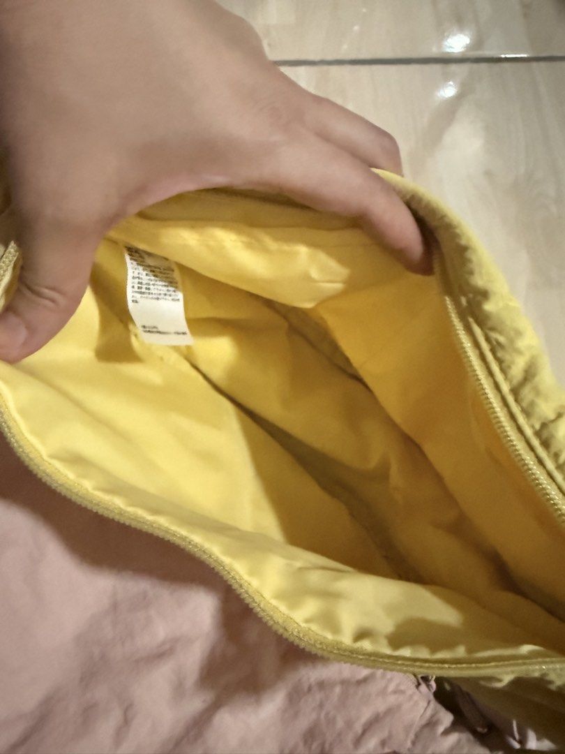 Hershel, uniqlo bags (Category: Cross-body Bags) located in Mandaluyong City. Submitted by riz_040521 (Listing ID 1457976576, Image 3). Description: 3 bags (1399) all -original Hershel backpack -uniqlo body bag yellow and pink bought in japan never been used. Take all for 1399.