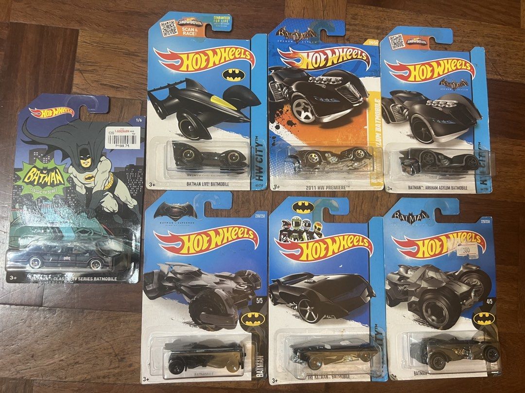 Hot wheels Batman Batmobiles (Category: Vehicle & Diecast Models) located in San Fernando. Submitted by collecatoy (Listing ID 1017755807, Image 1). Description: 185 for each batmobile.
