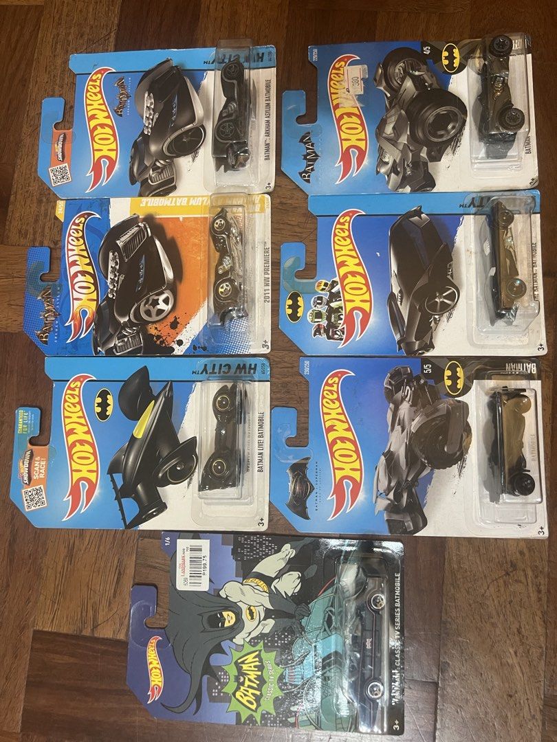 Hot wheels Batman Batmobiles (Category: Vehicle & Diecast Models) located in San Fernando. Submitted by collecatoy (Listing ID 1017755807, Image 2). Description: 185 for each batmobile.