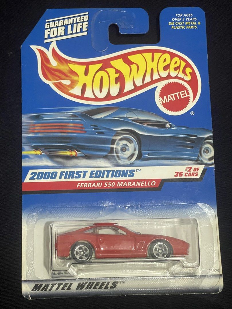 HotWheels - Ferrari 550 Maranello (Category: Vehicle & Diecast Models) located in Makati City. Submitted by chezqueso (Listing ID 1458016392, Image 1). Description: 📦 Condition: Mint 🔍 Please see actual photos (Can send more photos just PM me) 📩 PM for inquiries 🚚 Shipping nationwide buyer shoulders shipping cost/ Meet-up: SM San Lazaro.