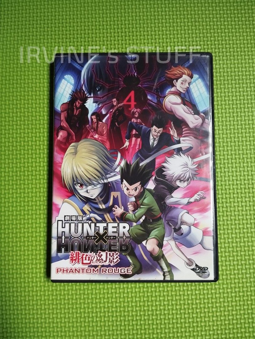 HUNTER X HUNTER The Movie Phantom Rouge Authentic DVD (Category: CDs & DVDs) located in Marikina City. Submitted by irvinesstuff (Listing ID 1457986728, Image 1). Description: Hunter x Hunter: Phantom Rouge (DVD) The First-Ever Feature Film from the Legendary Anime Series! Uncover a betrayal from the past in this action-packed, emotional addition to the Hunter x Hunter universe. When Kurapika’s eyes—the legendary, glowing scarlet eyes of the Kurt