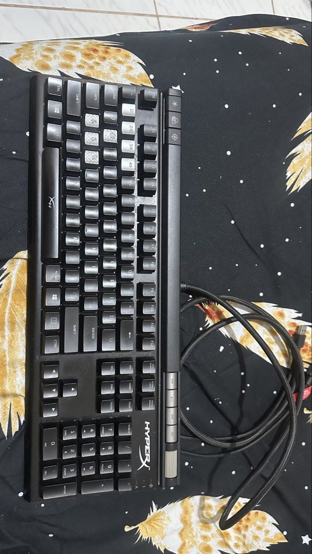 HyperX Alloy Elite RGB Mechanical Gaming Keyboard (Category: Computer Keyboard) located in Manila. Submitted by iangalarre45871 (Listing ID 1458070040, Image 1). Description: - HyperX Alloy Elite RGB mechanical keyboard - Full size with numpad - Dedicated media controls - USB pass-through - Braided cable - Ideal for gaming and typing.