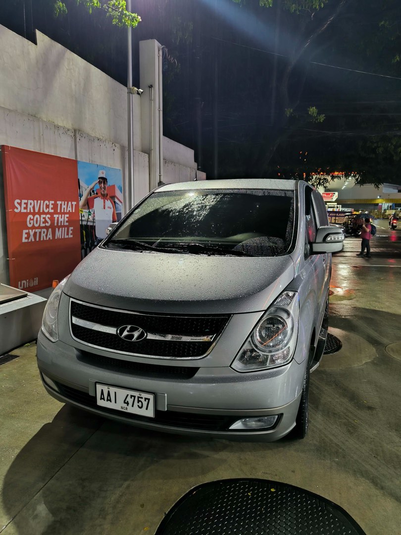 Hyundai Starex (Category: Used Cars) located in Pasig City. Submitted by brigs08 (Listing ID 1458020588, Image 2). Description: FOR SALE 2014 Grand Starex Gold 30,000 mileage only Locally Purchase Casa Maintained With Records Thick Tires Orion LED lights High and low New battery Pioneer Headunit See to appreciate 09171280140.