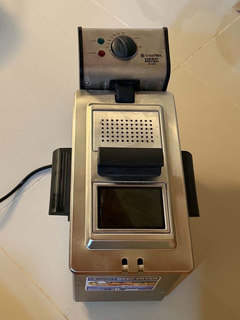 Imarflex Deep Fryer IDF-4000S 4L Stainless Steel (Category: Cookware & Accessories) located in Santa Rosa. Submitted by truecat.9d0628 (Listing ID 1458079607, Image 2). Description: - Imarflex IDF-4000S Deep Fryer - 4L Capacity - Stainless Steel Body - 2000 Watts Power - Removable Heating Element for easy cleaning - Built-in Smoke Filter - Includes Frying Basket - Cool Touch Handle for safety - Ideal for homemade fries, fried chicken, and more!.