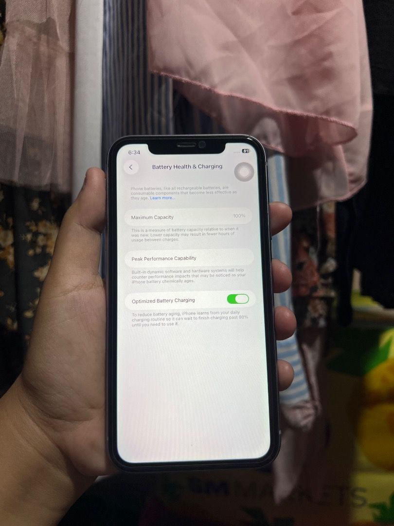 IPHONE 11 128GB FACTORY UNLOCKED (Category: iPhone 11 Series) located in Dumaguete. Submitted by teyalve (Listing ID 1457928359, Image 3). Description: iPhone 11 128GB | Factory Unlocked 💜 💰 10,000 Only ☑️ Any sim pwede ☑️ No Hidden Issues ☑️ No Unknown Parts ☑️ Dual Sim ☑️ Safe to reset anytime ☑️ Face ID & True tone Both Working ☑️ Very Clear Camera front and Back ☑️ Battery Health 100% ☑️ All Features Working ☑️ With Case , Chord & Box PM LA